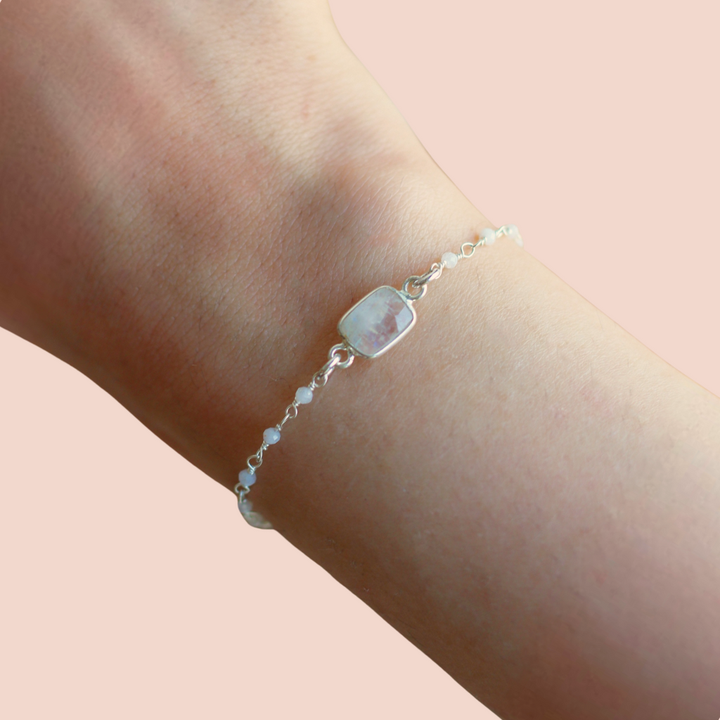 Bracelet Femme Khali Pierre de Lune - Jolly Jungle 
