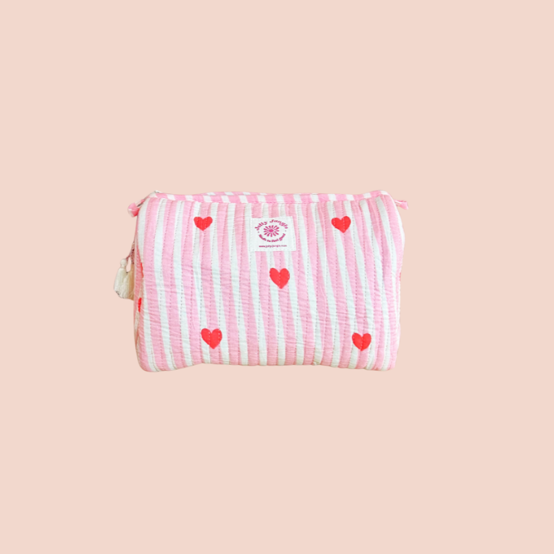 Pink Leopard Pouch