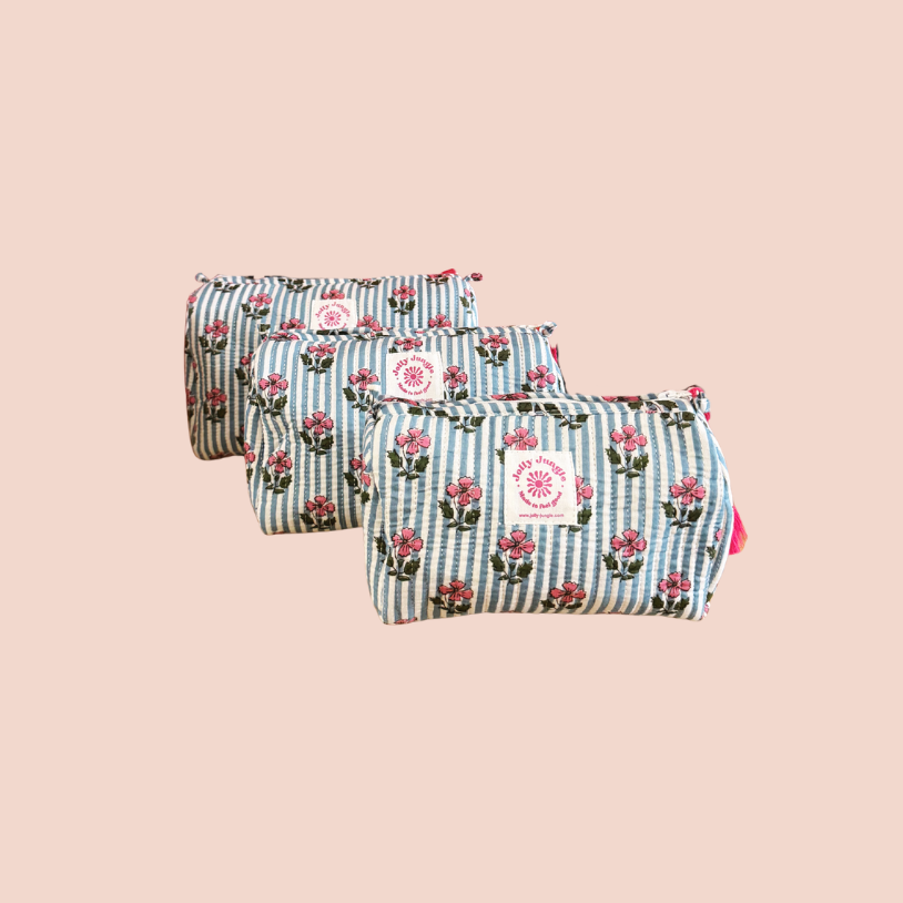 Pink Leopard Pouch
