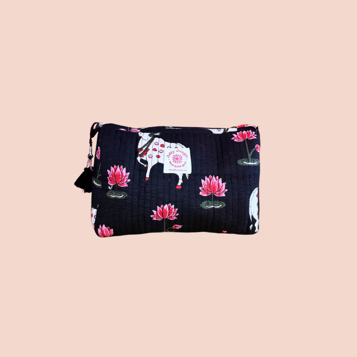 Pink Leopard Pouch