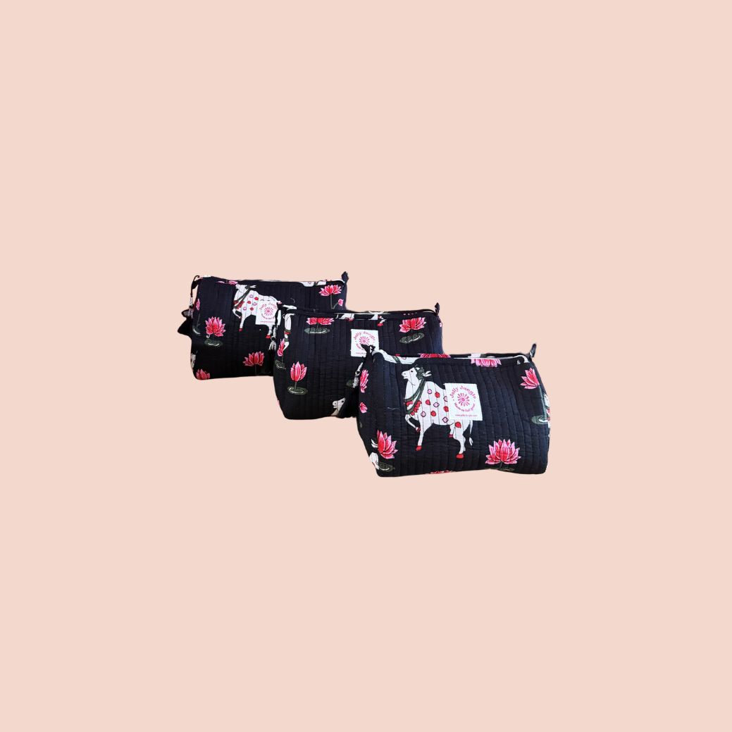 Pink Leopard Pouch