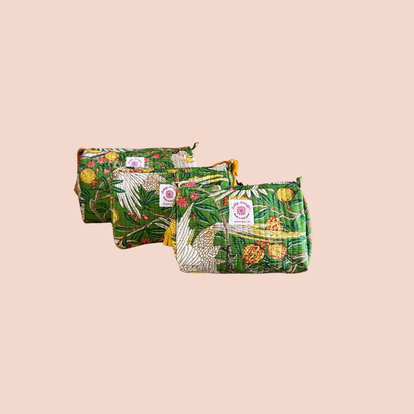 Pink Leopard Pouch