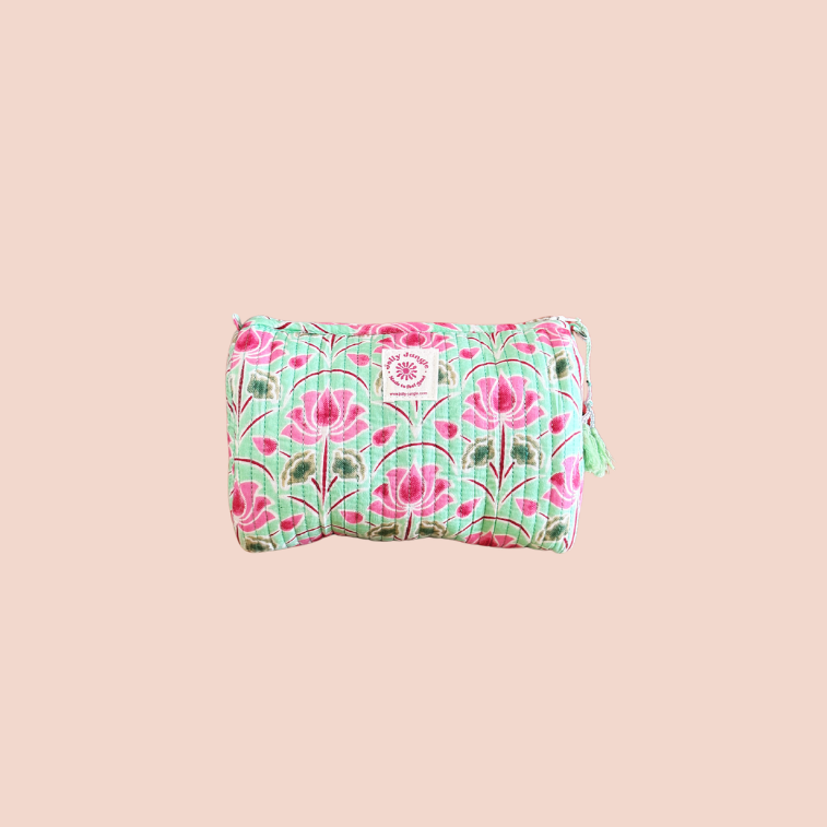 Pink Leopard Pouch