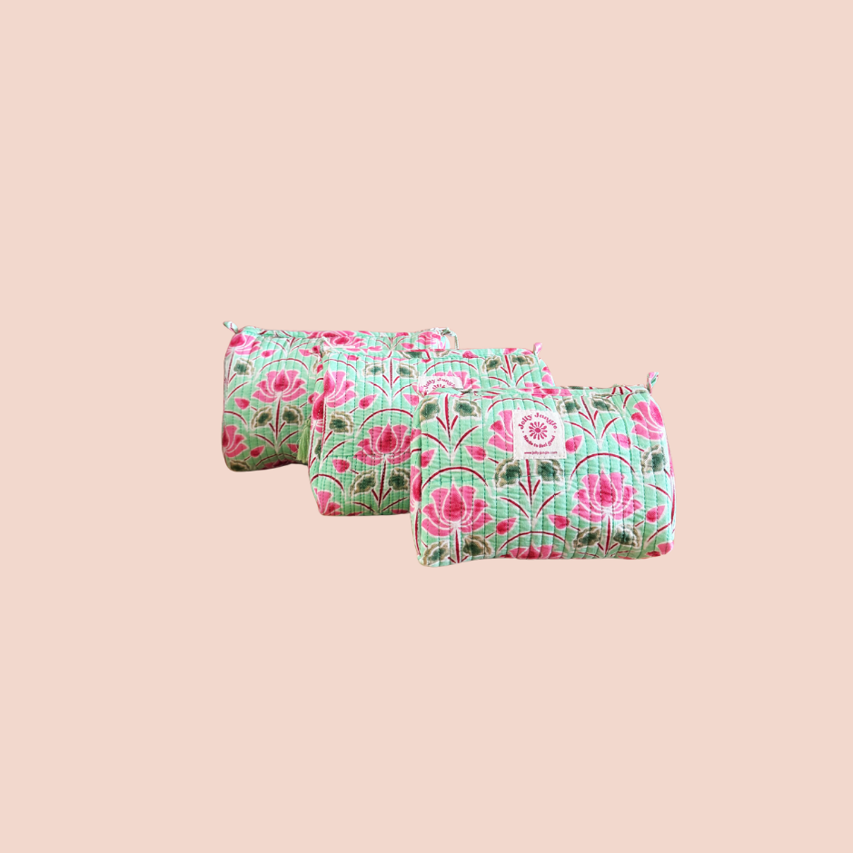 Pink Leopard Pouch