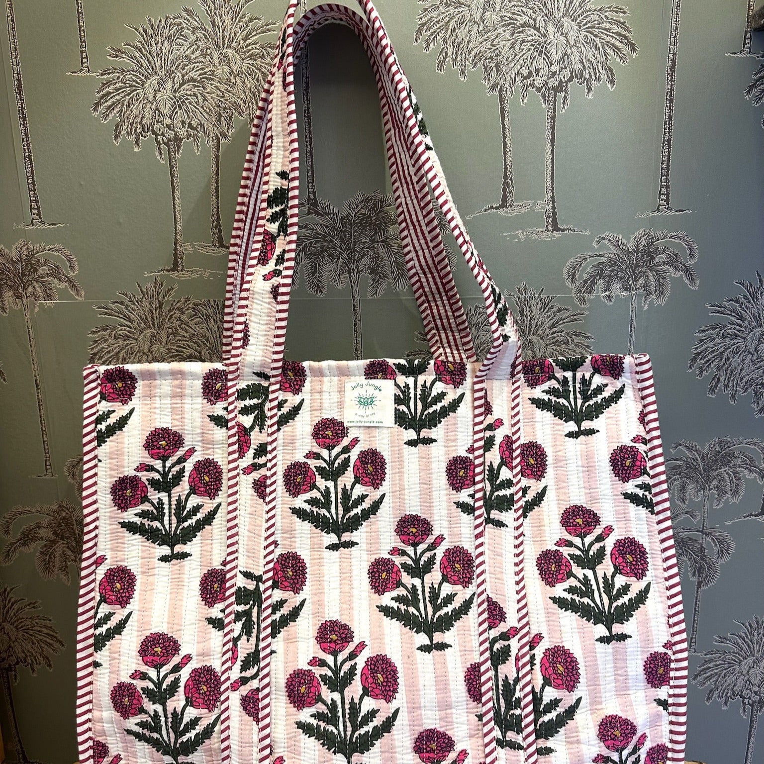 Bag Tote Ikat Rose
