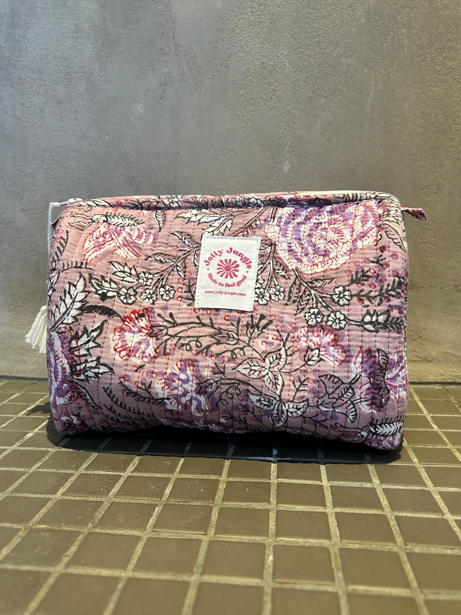 Trousse Bouquet mauve