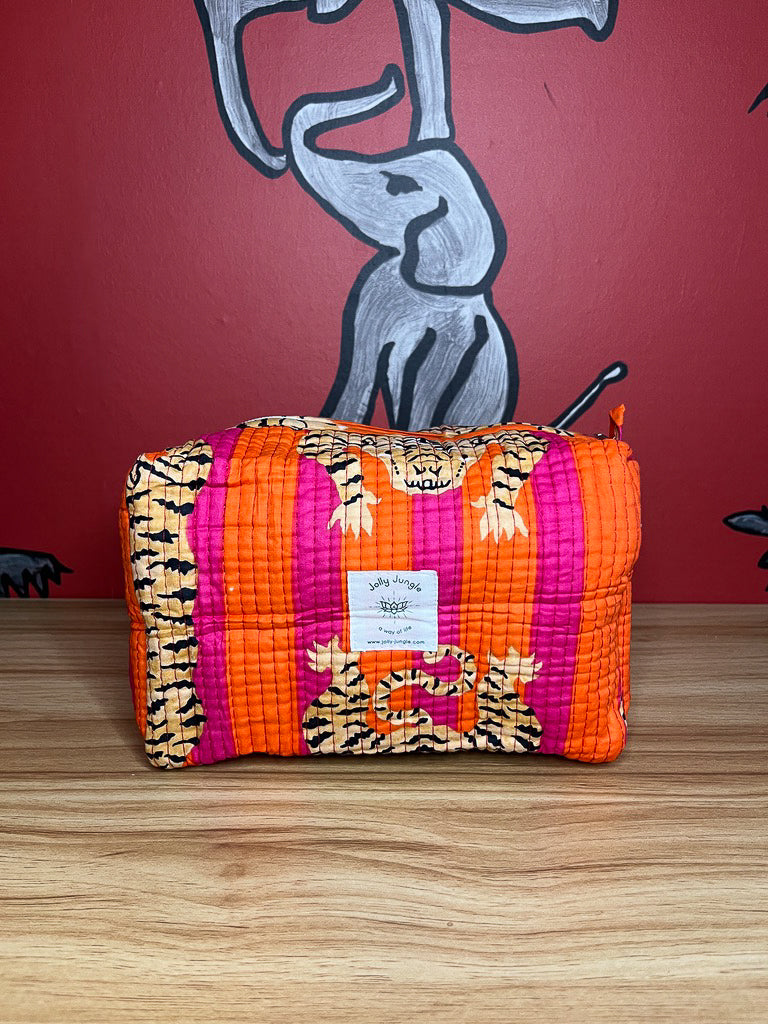 Trousse Orange Tigres