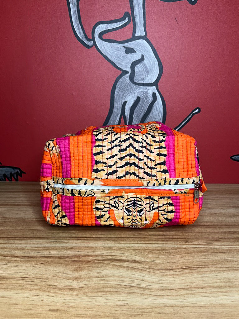 Trousse Orange Tigres