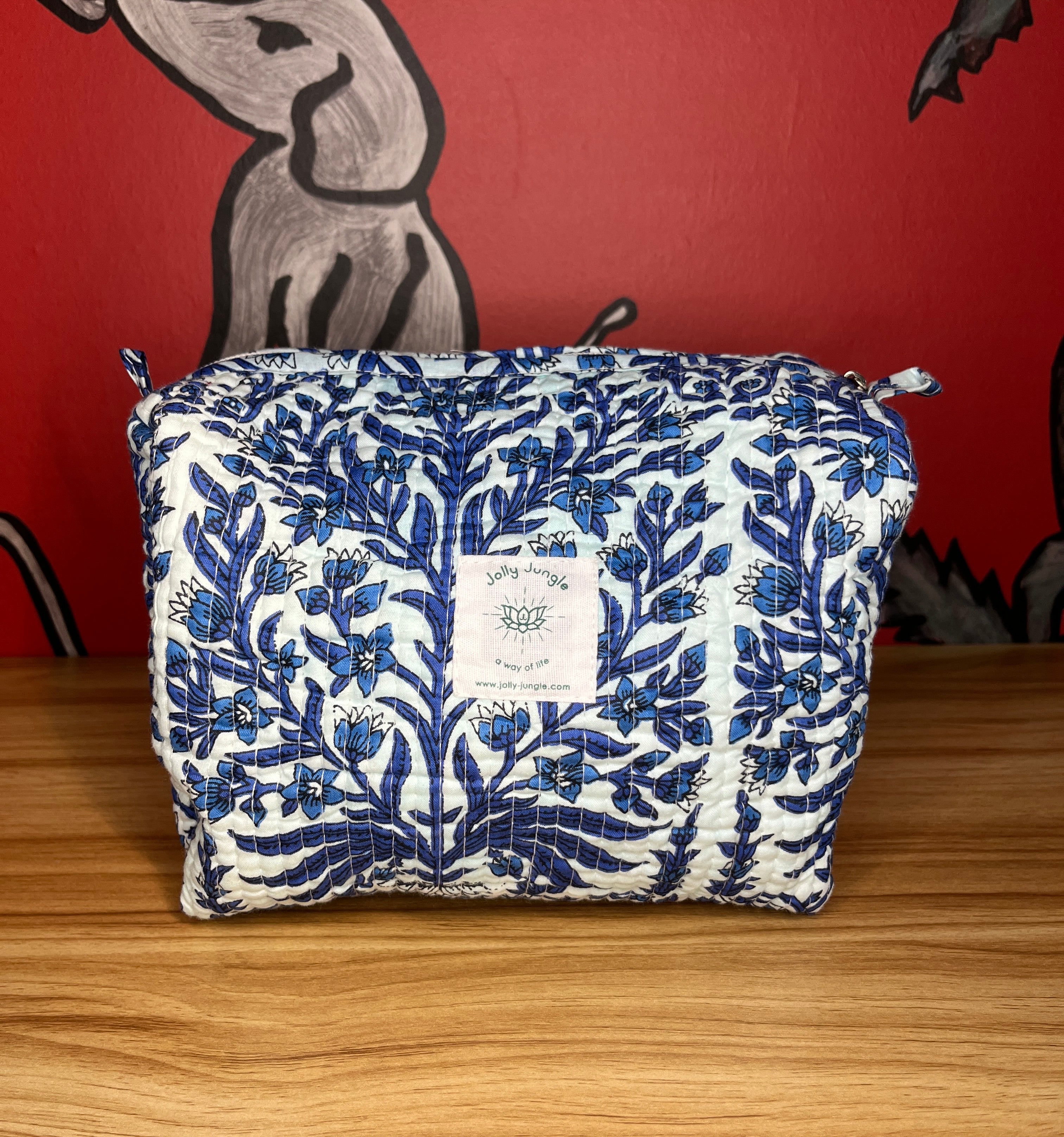 Trousse Fleurs Bleues - Jolly Jungle