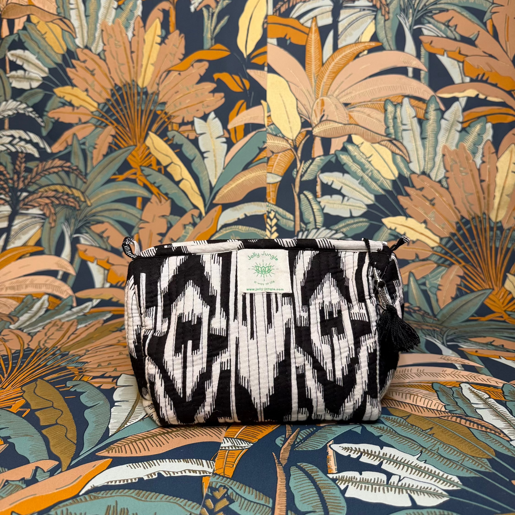 Trousse Ikat Noir