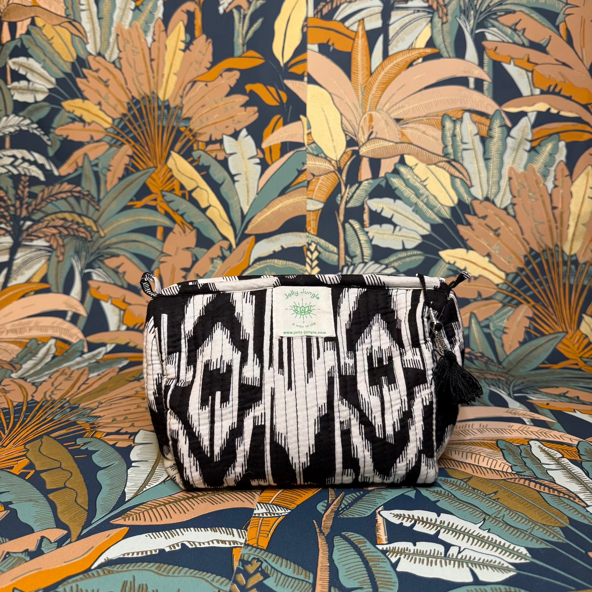 Trousse Ikat Noir