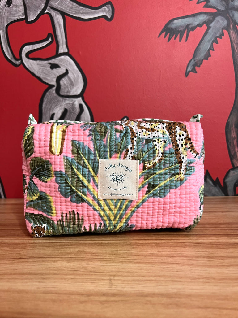 Trousse Rose Savane - Jolly Jungle