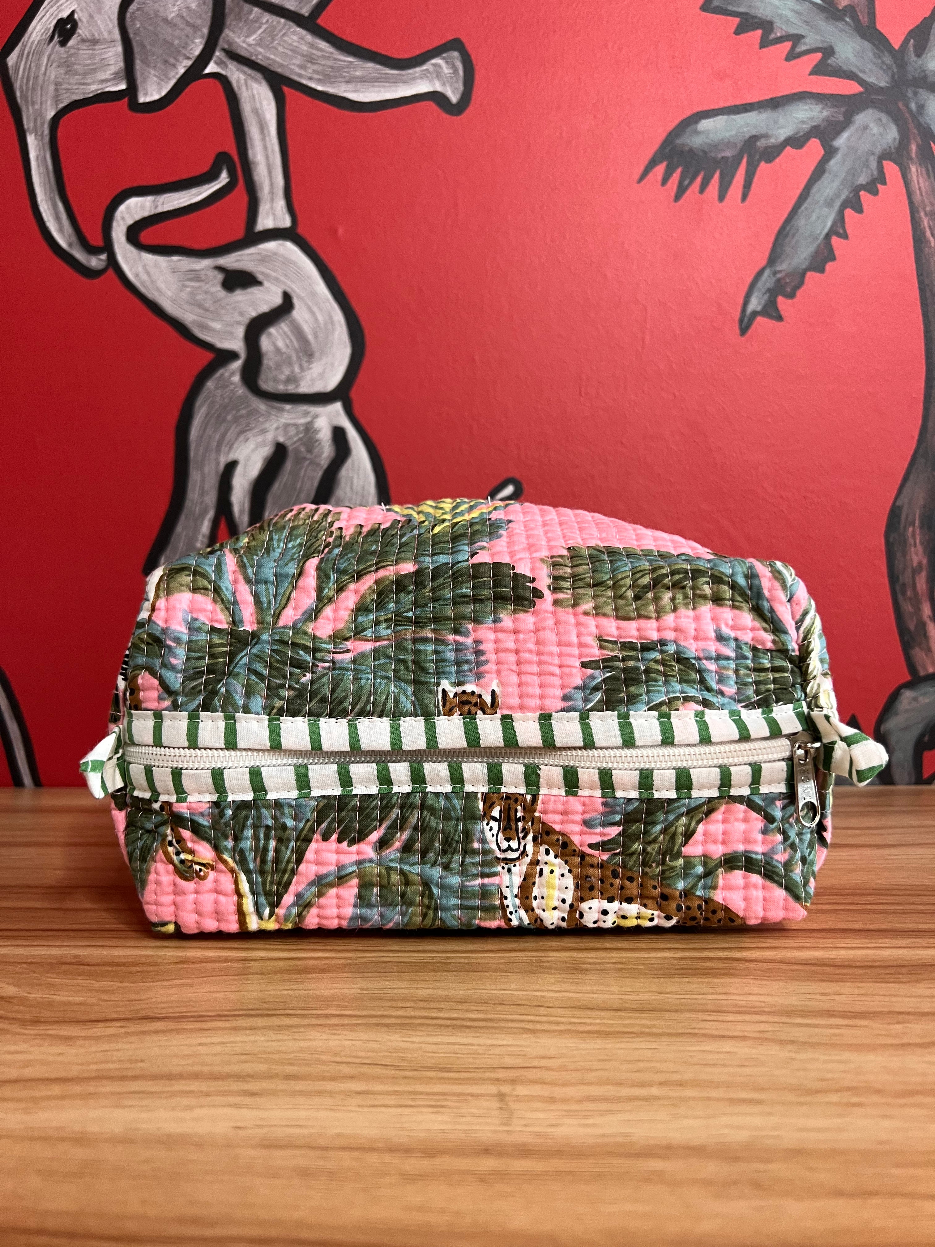 Trousse Rose Savane - Jolly Jungle