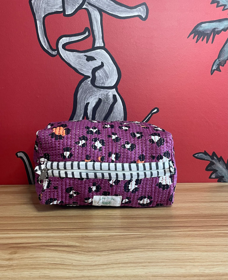 Trousse Léopard Violet - Jolly Jungle