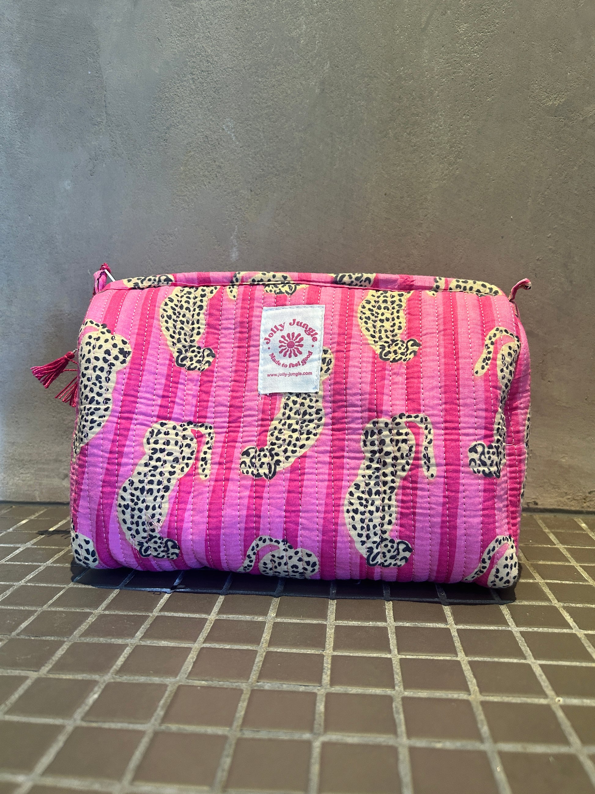 Trousse Rose Léopards