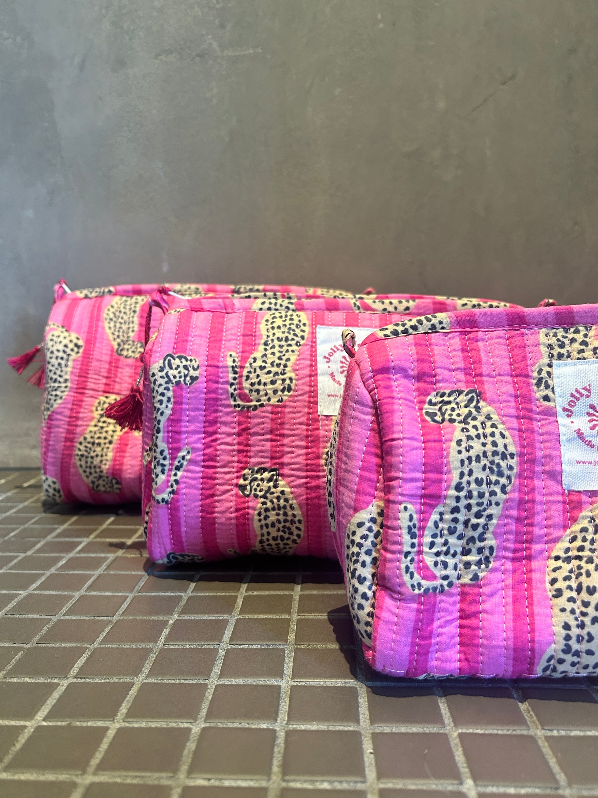 Trousse Rose Léopards
