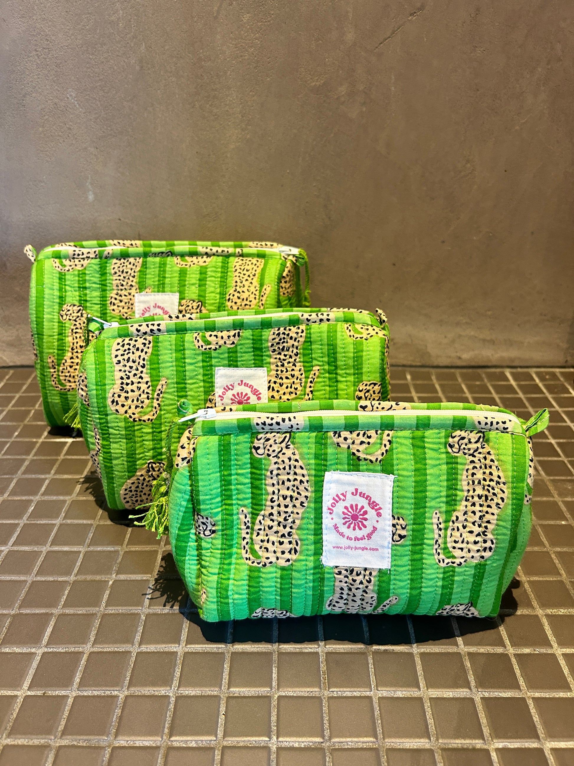 Trousse Verte Léopard