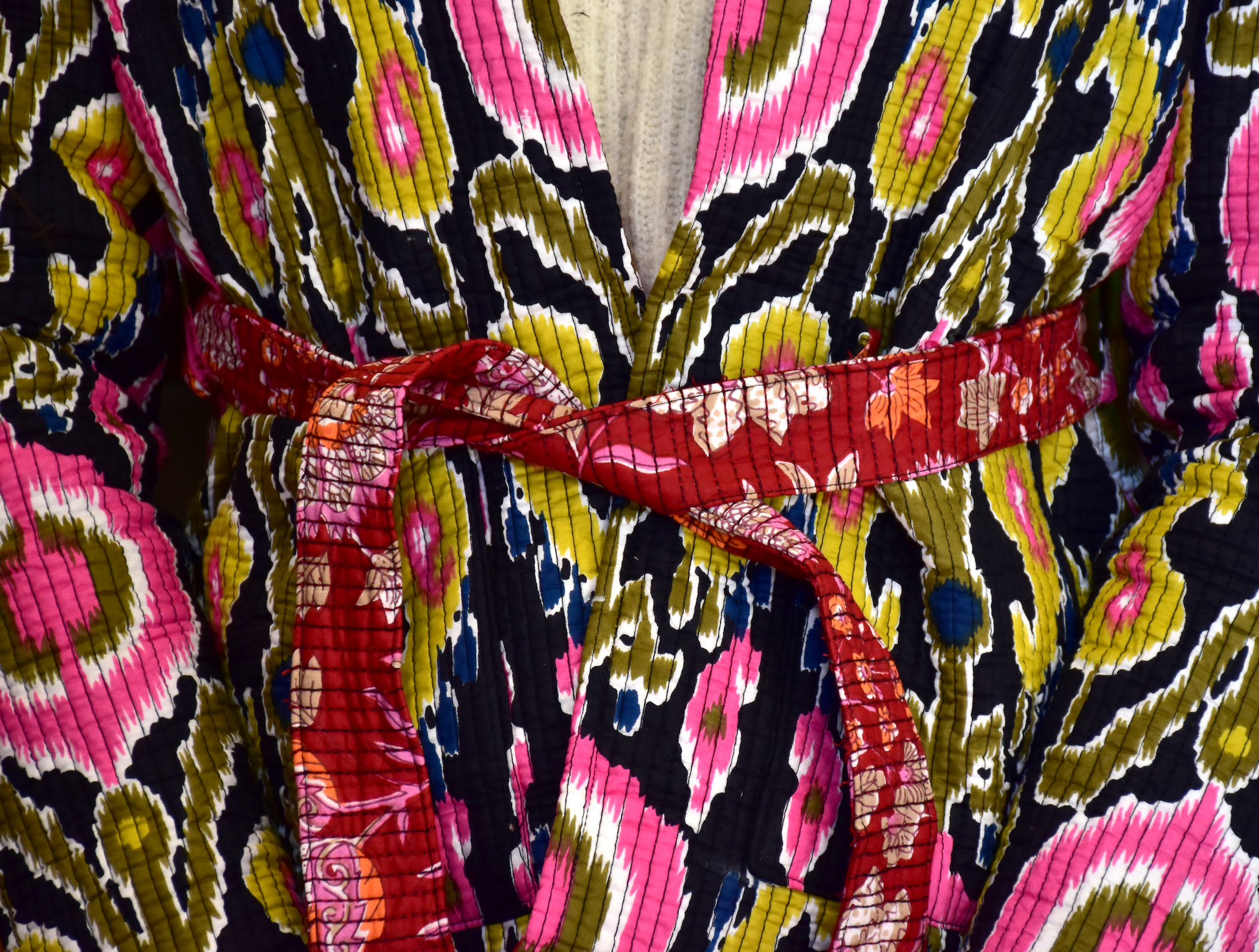 Veste Noire Ikat - Jolly Jungle