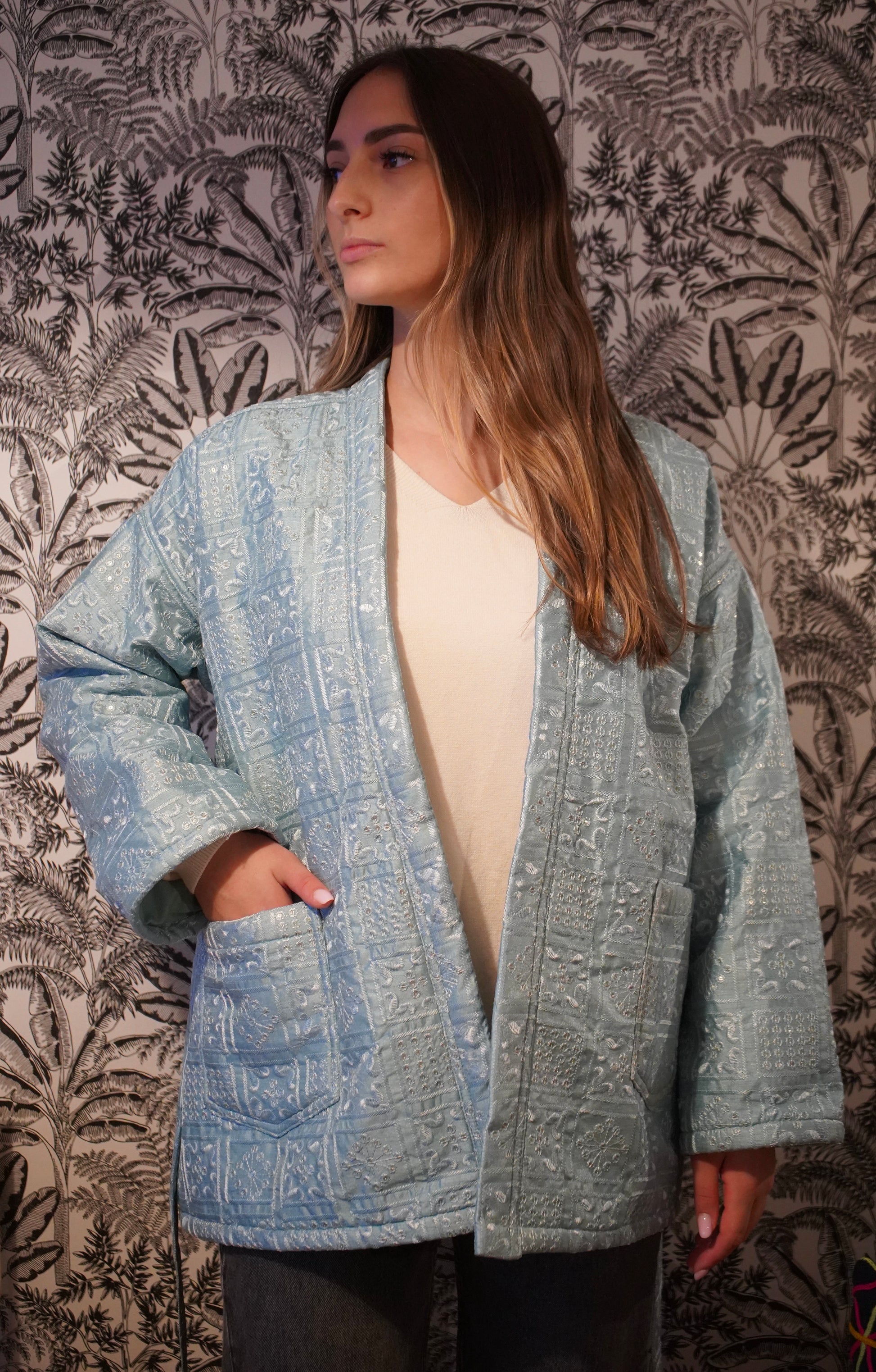 Veste Tokyo bleu ciel