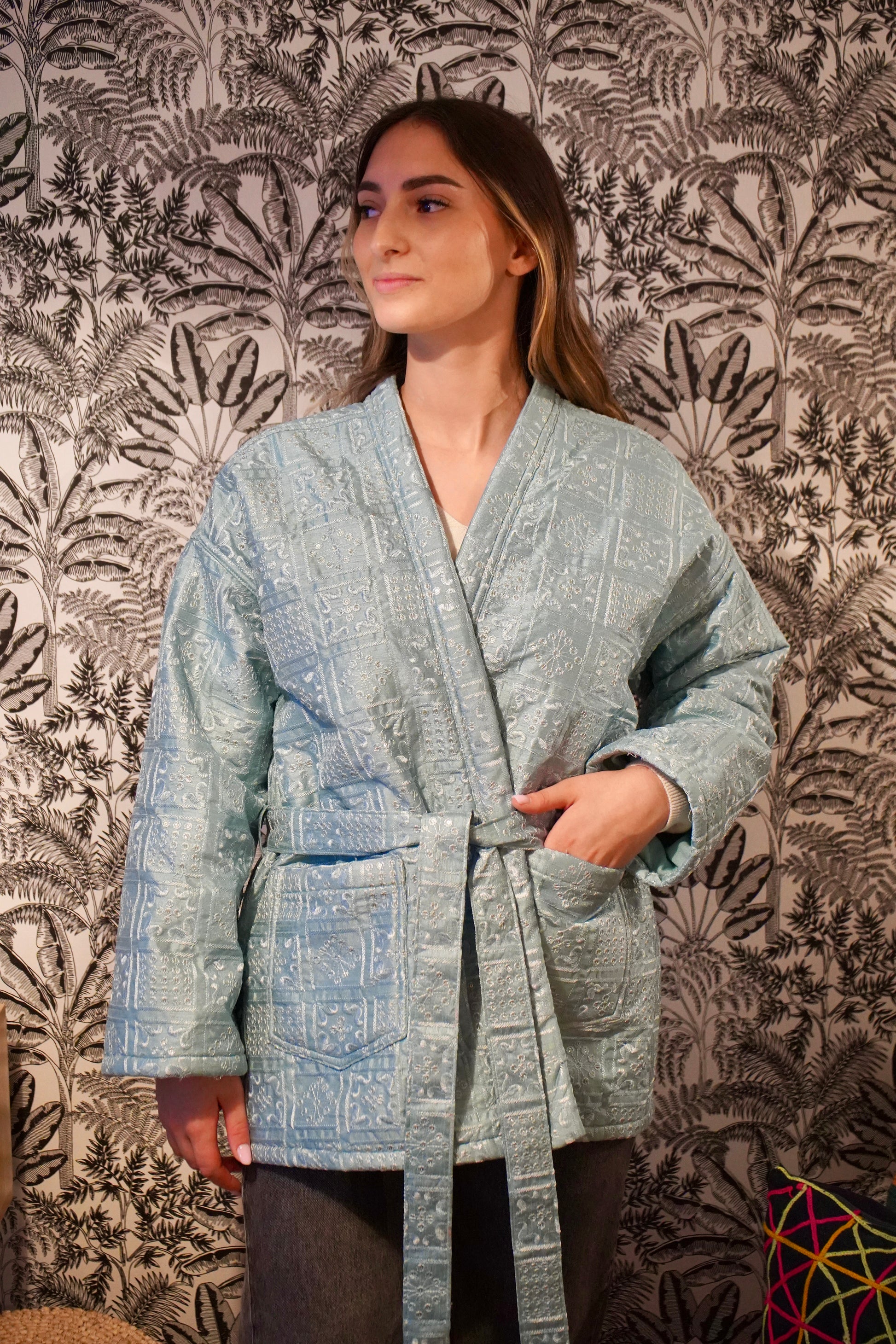Veste Tokyo bleu ciel