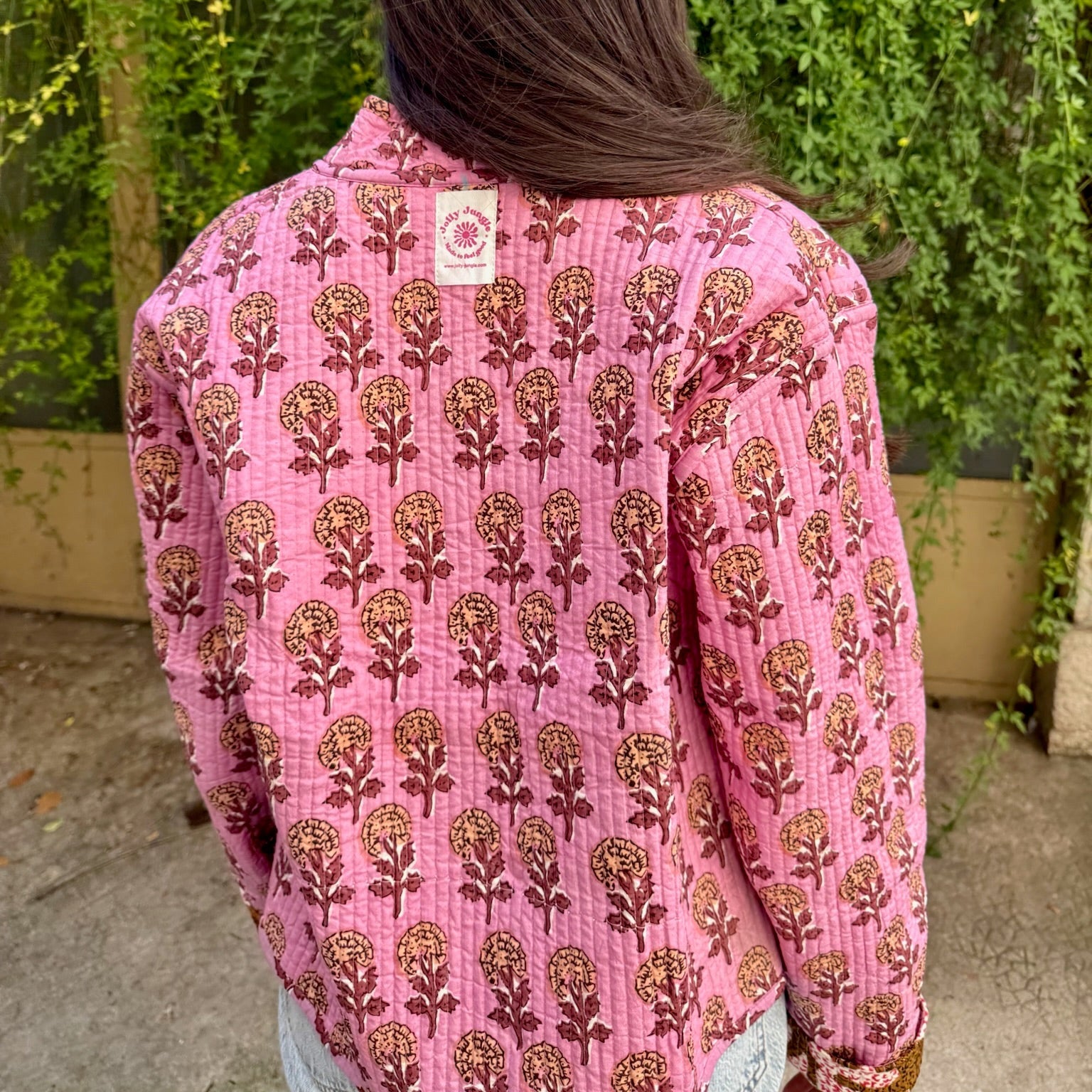 Veste Naya Léopard Rose (Réversible)