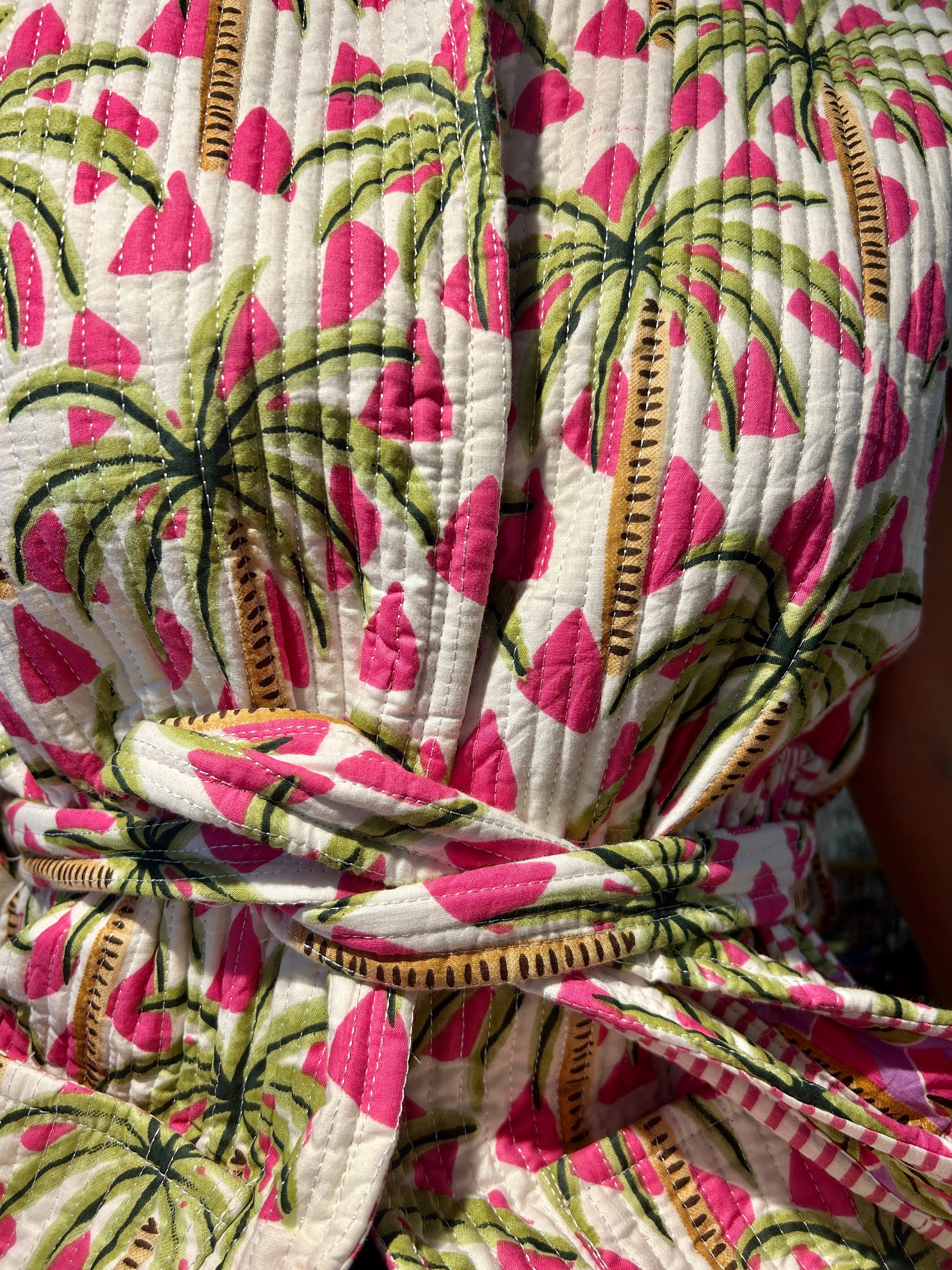 Veste sans Manche Palmiers