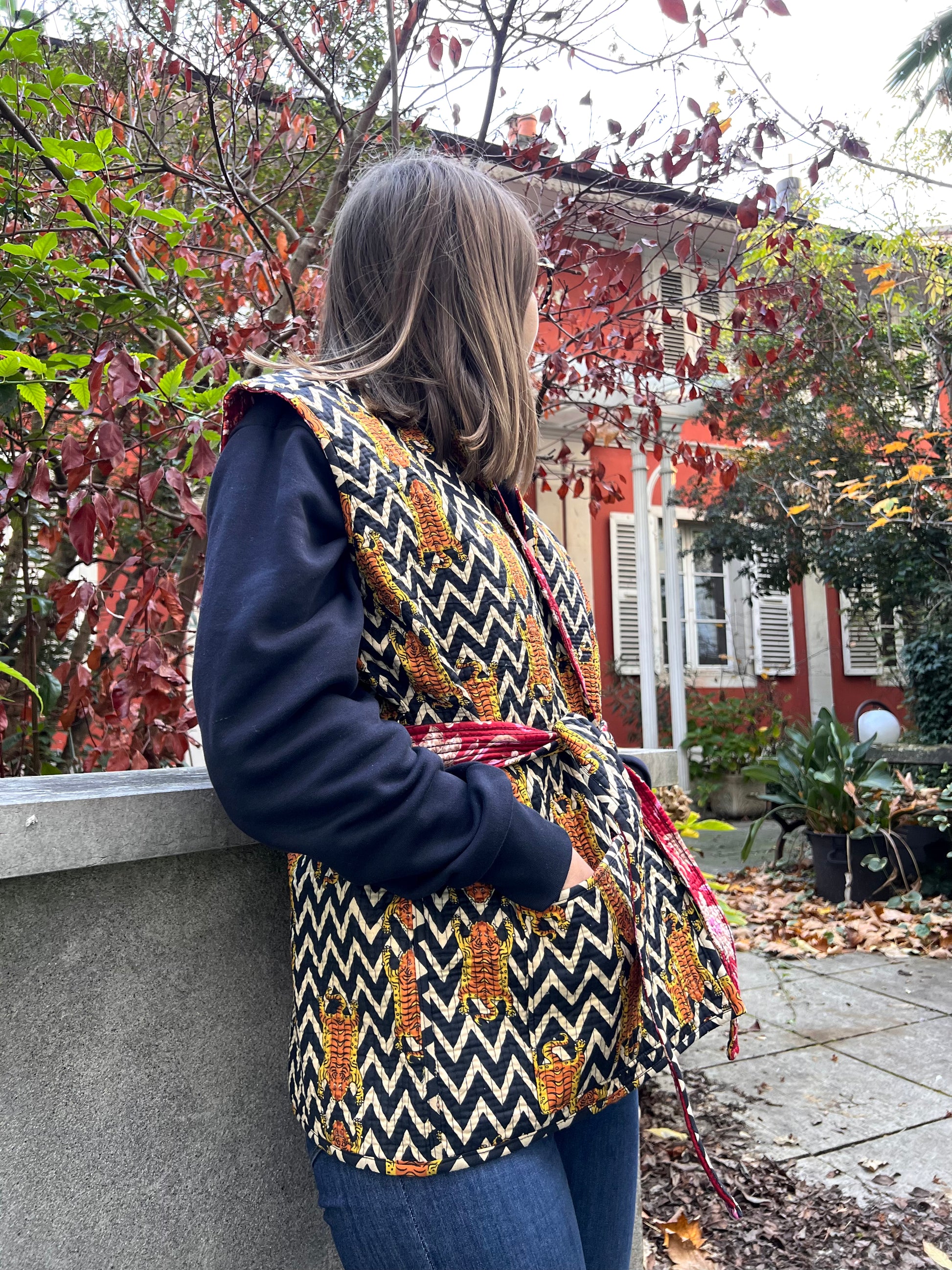 Veste sans Manche Tigre Noire - Jolly Jungle 
