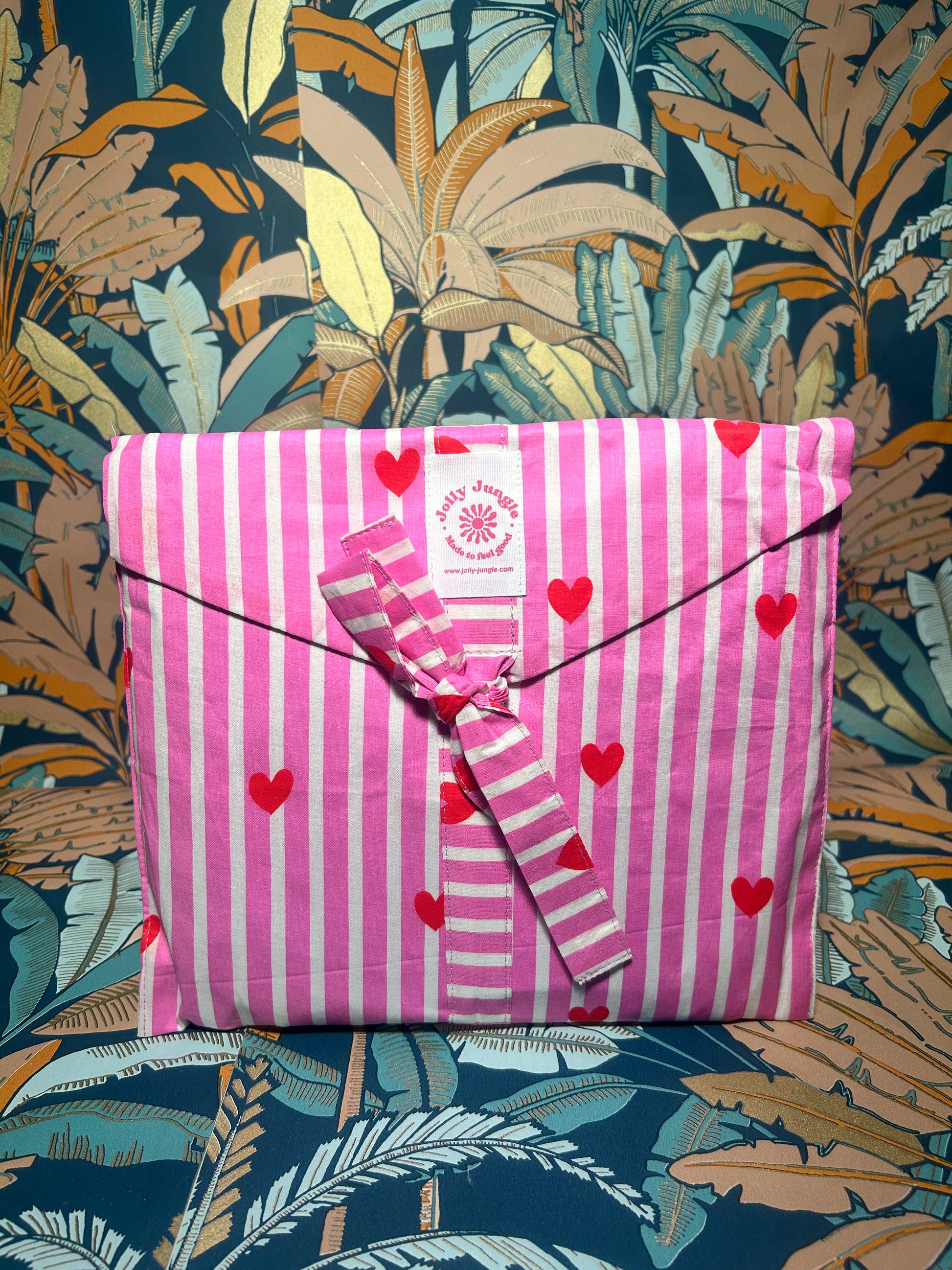 pochon Pyjama cœur rose