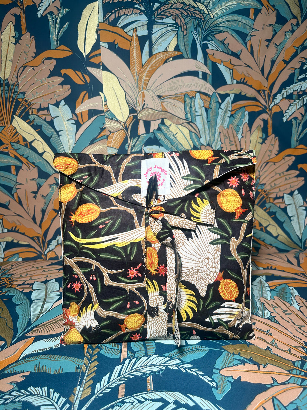 pochon Pyjama hérons noir