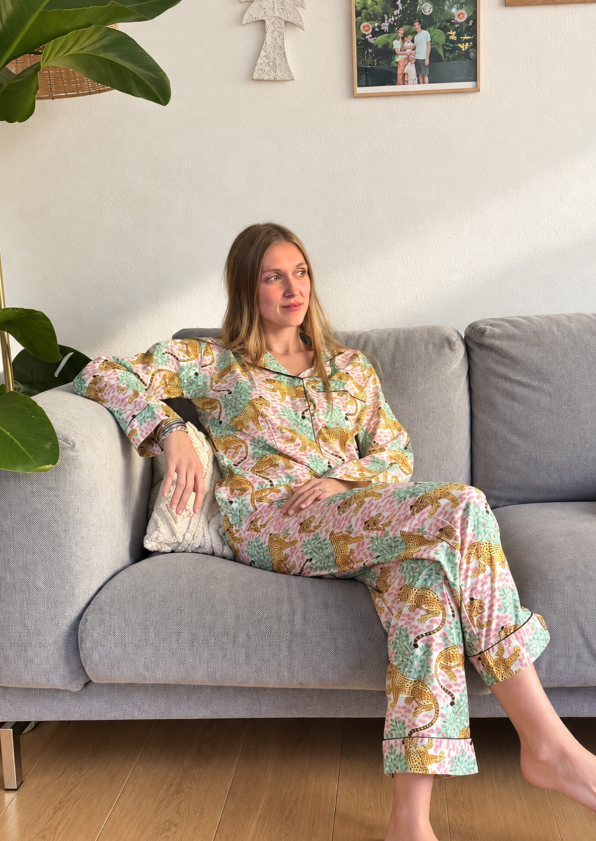 Pyjama savane blanc - Jolly Jungle 