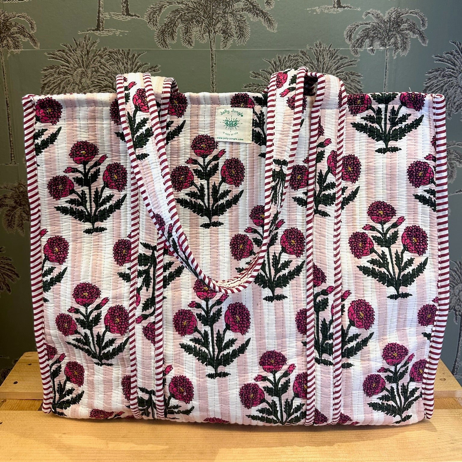 Bag Tote Ikat Rose