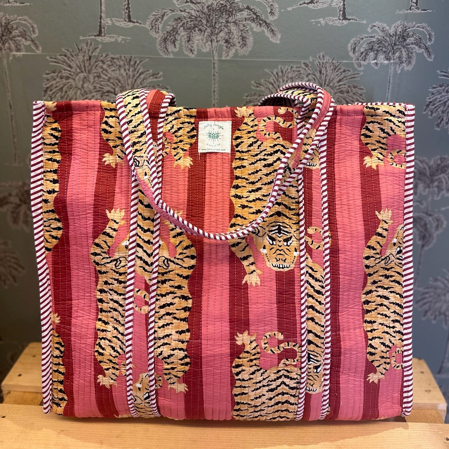 Bag Tote Ikat Rose