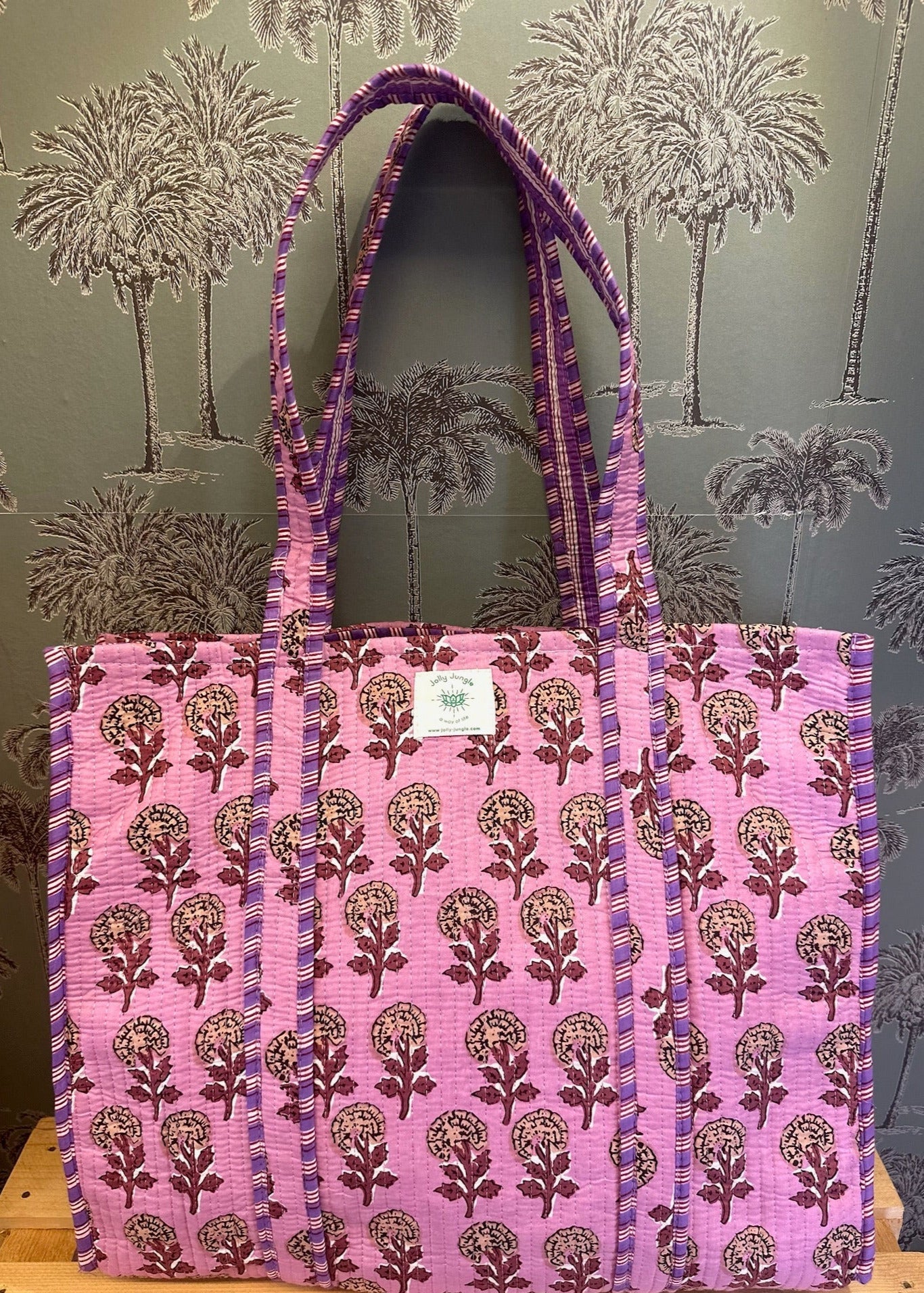 Bag Tote Ikat Rose