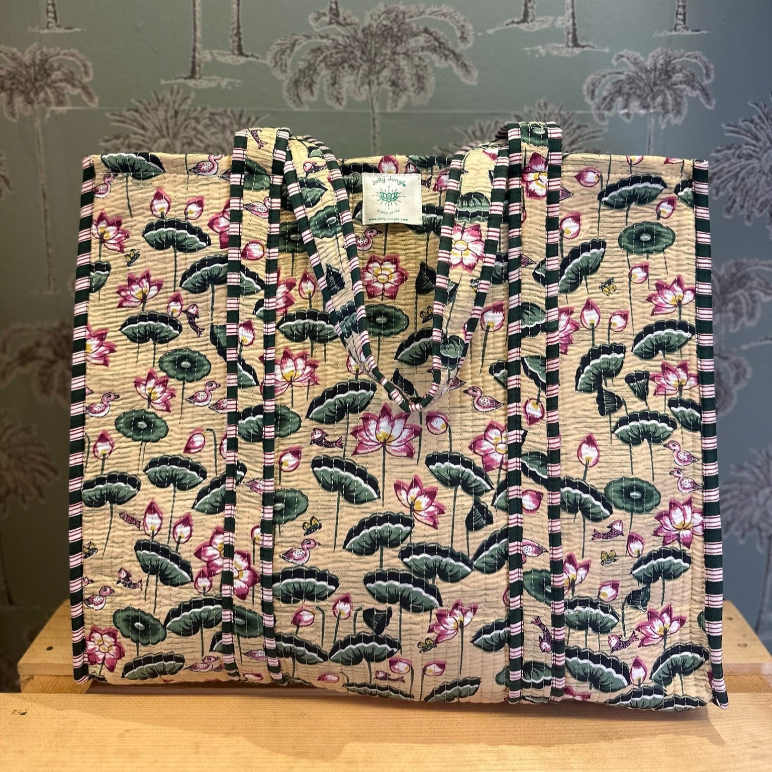 Bag Tote Ikat Rose