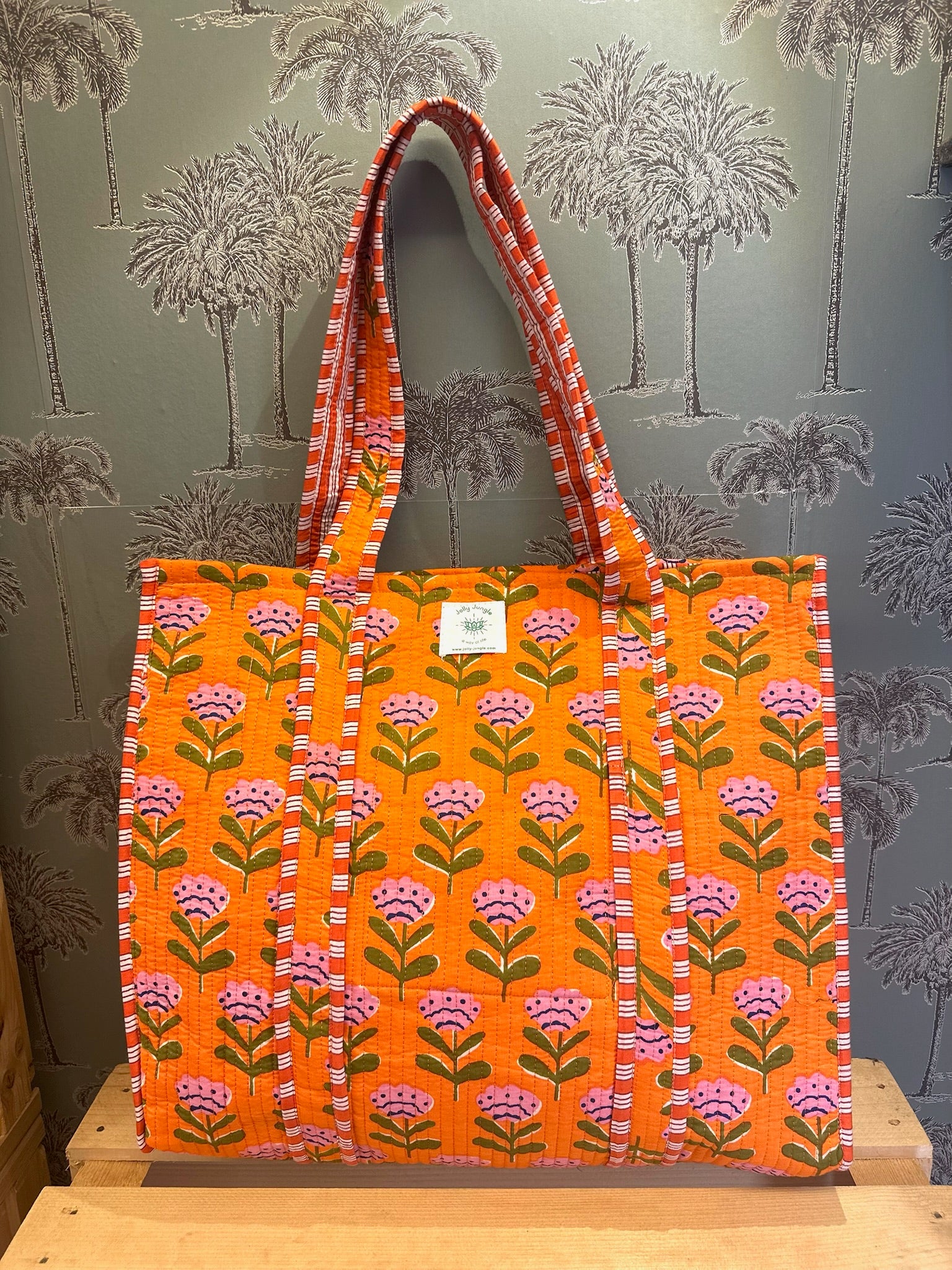 Bag Tote Ikat Rose