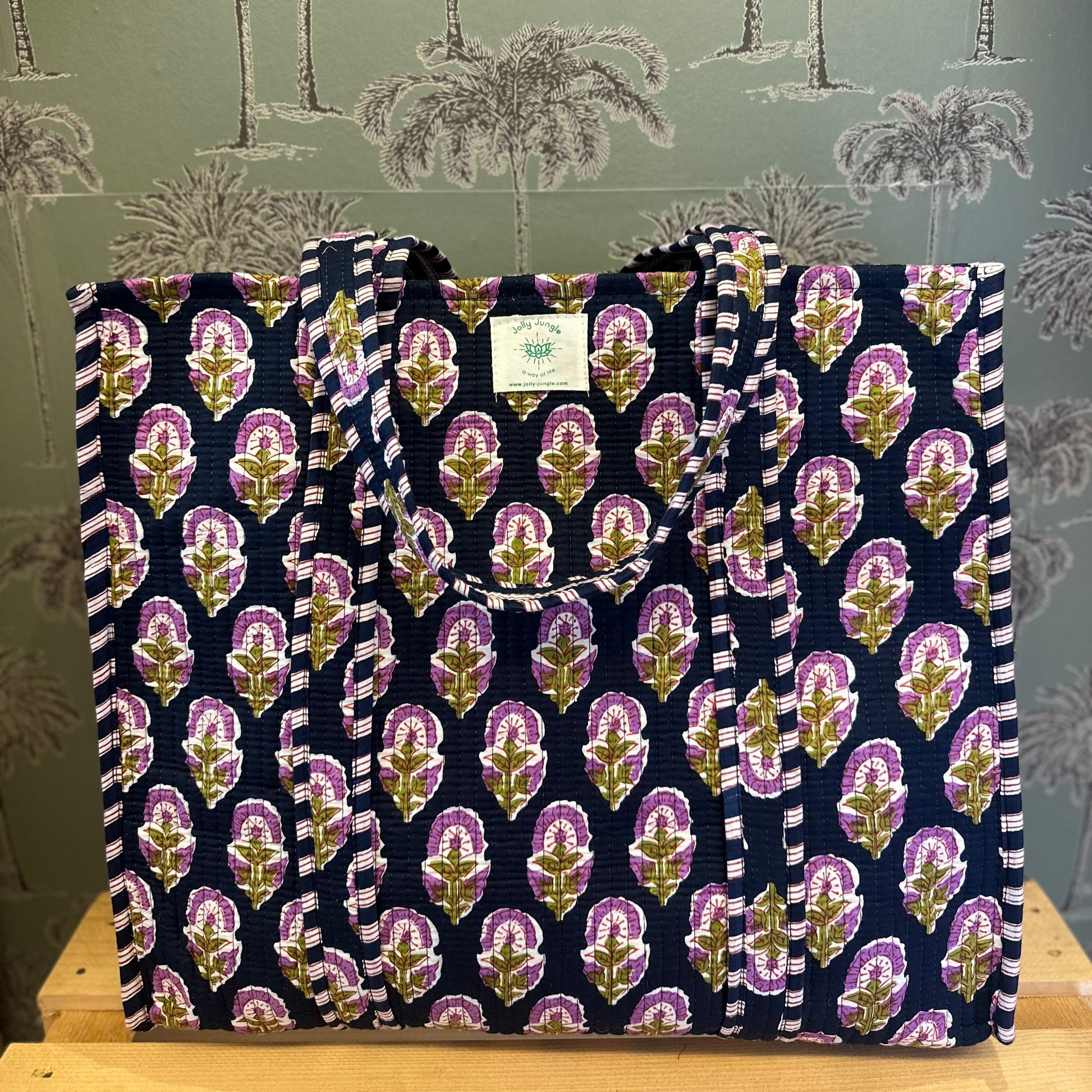 Bag Tote Ikat Rose