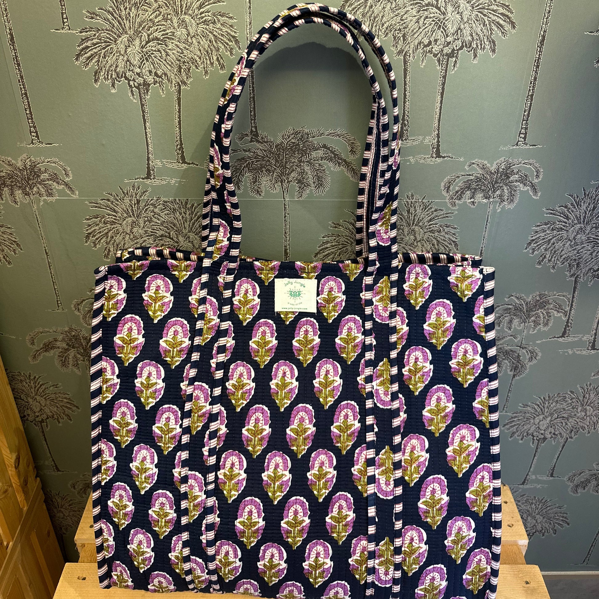 Bag Tote Ikat Rose