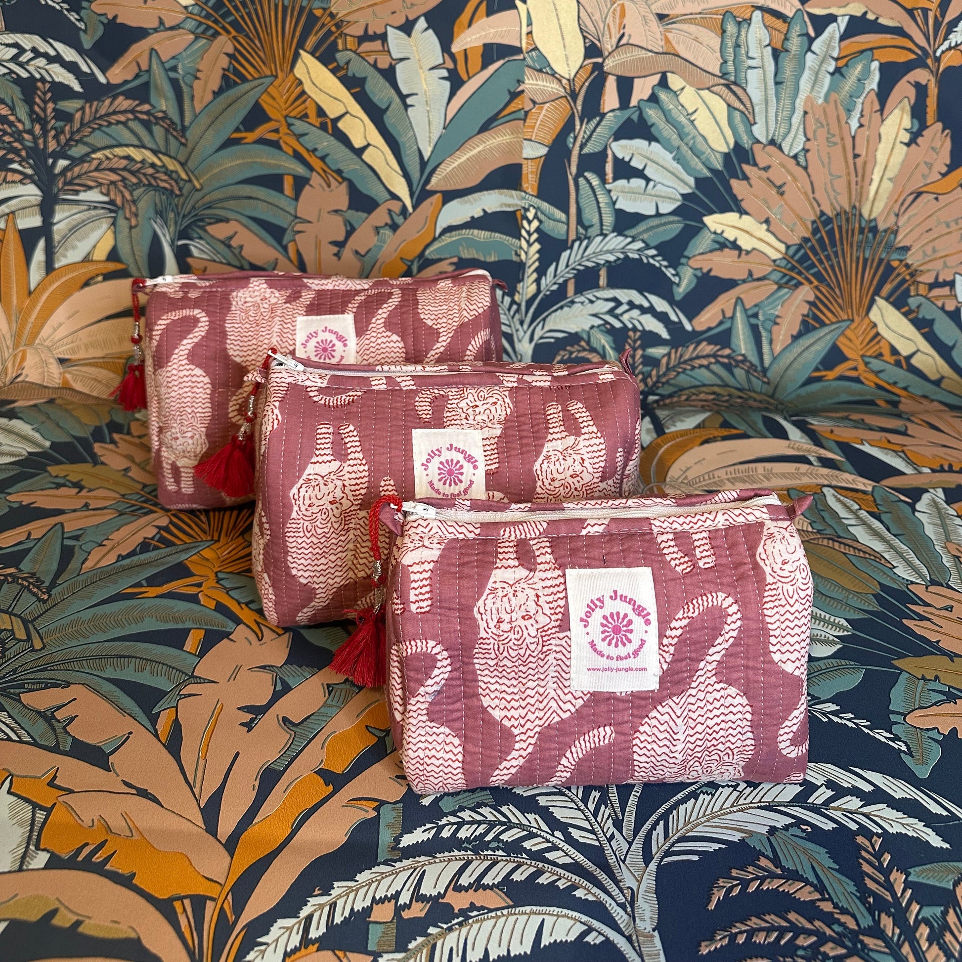 Trousse Tiger Mauve - Jolly Jungle 