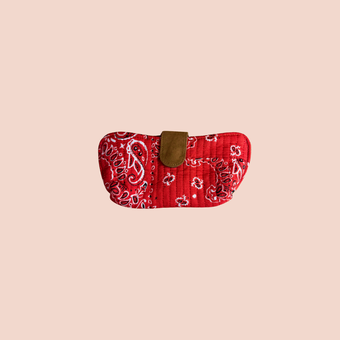 Étui à lunettes Bandana Rouge