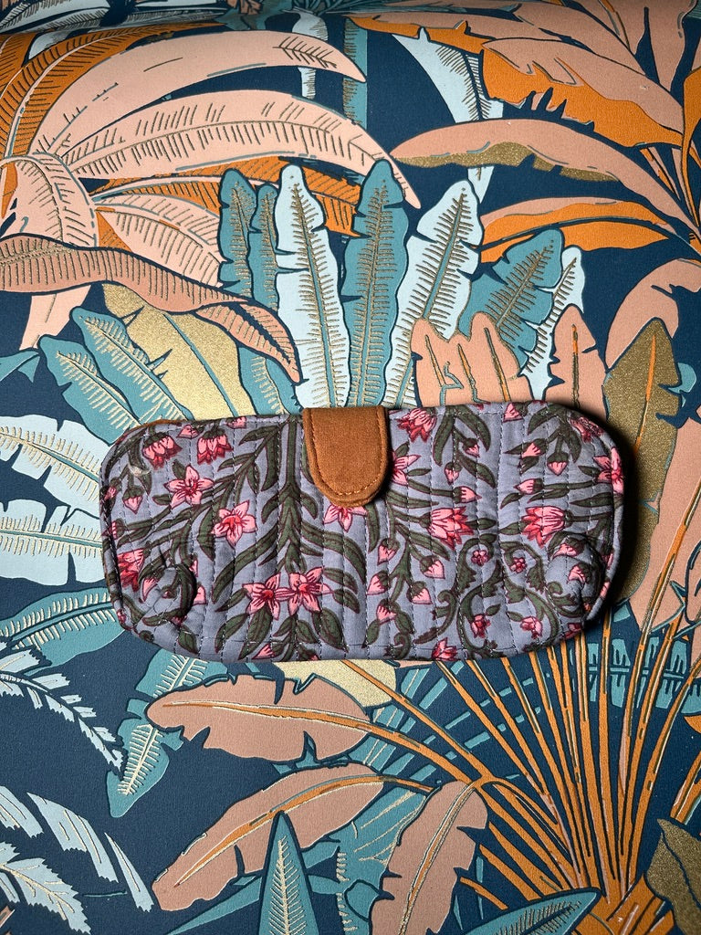 Étui à lunettes Boutons Rosés
