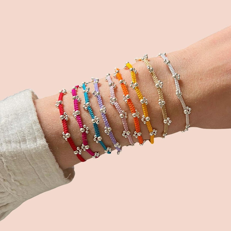 bracelet réglable en argent - Jolly Jungle