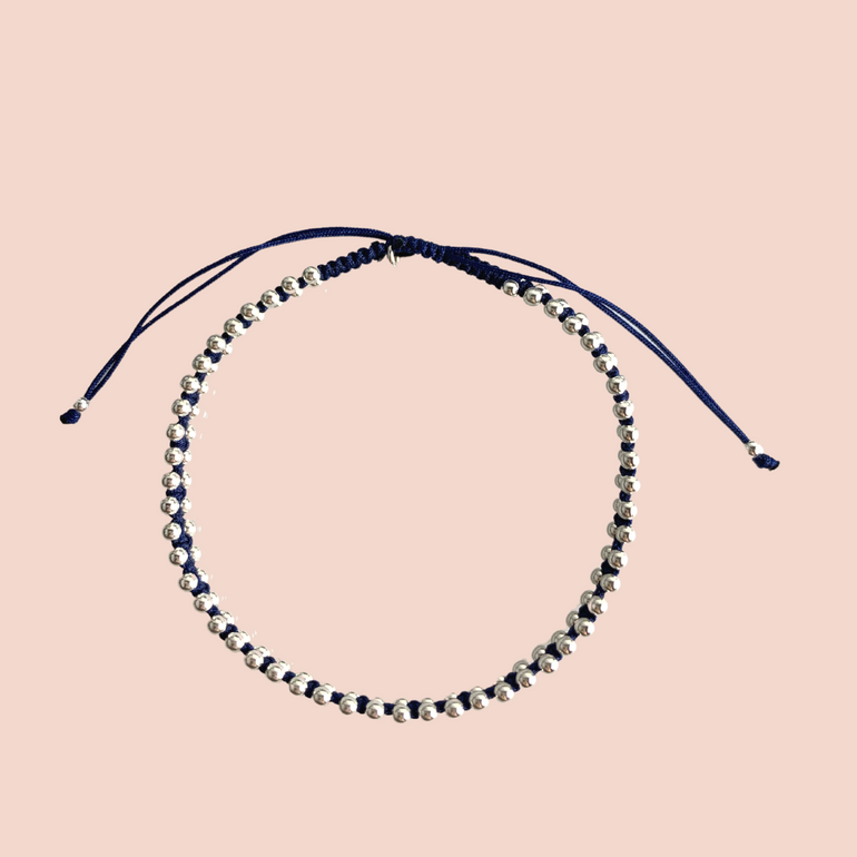 Bracelet fil réglable Jolly Jungle argent 925