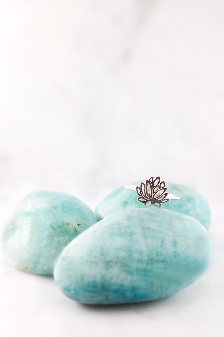 Bague Lotus Argent