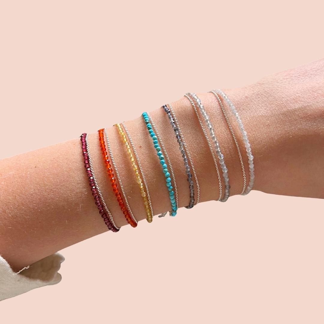 Bracelet Double Argent - Jolly Jungle
